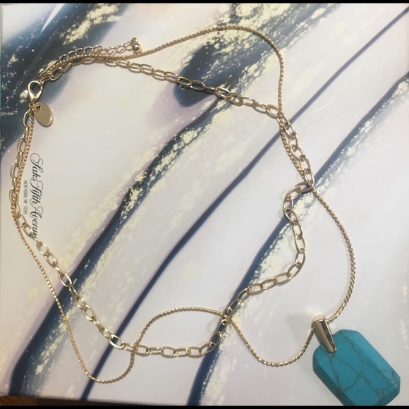 Ava & Aiden Jewelry - ✨Last One Saks Ava & Aiden Turquoise Necklace
